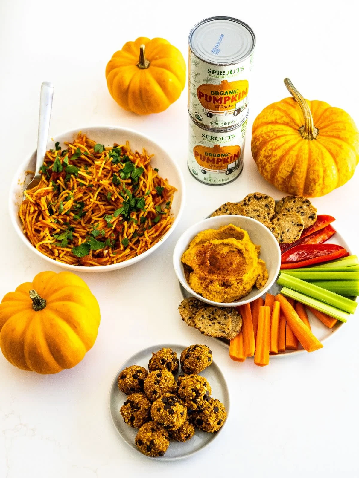 Canned Pumpkin Three Ways: Dip, Dinner, and Dessert — finished project by Amy Katz