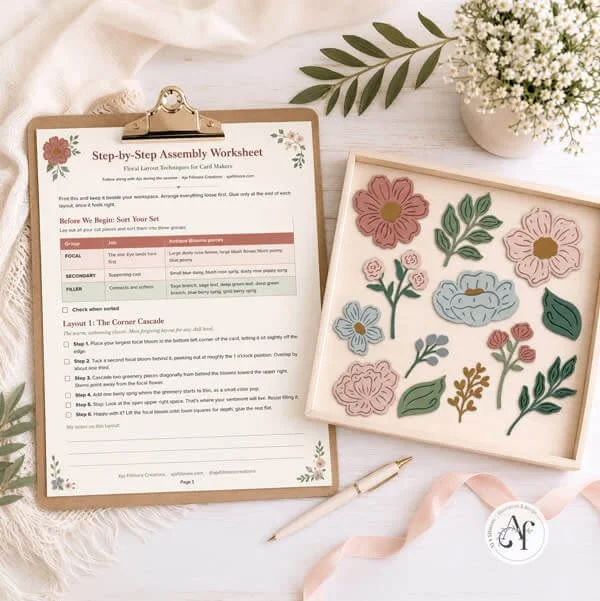 The Full Antique Blooms SVG Collection