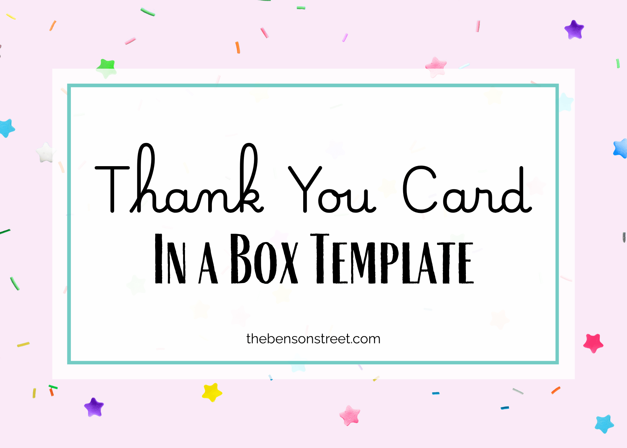Thank You Card in a Box