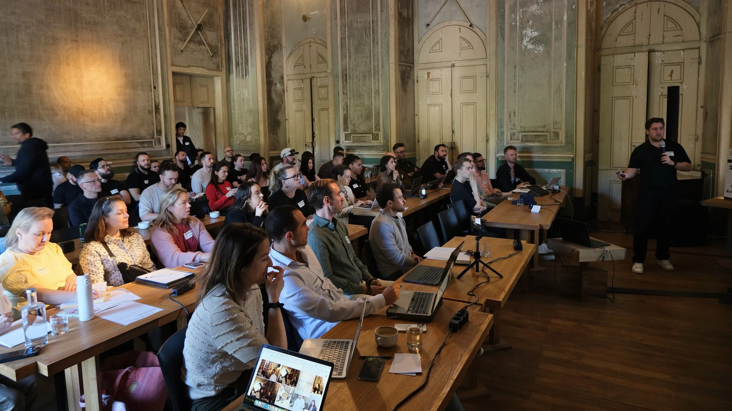 Members during a Milestone event session