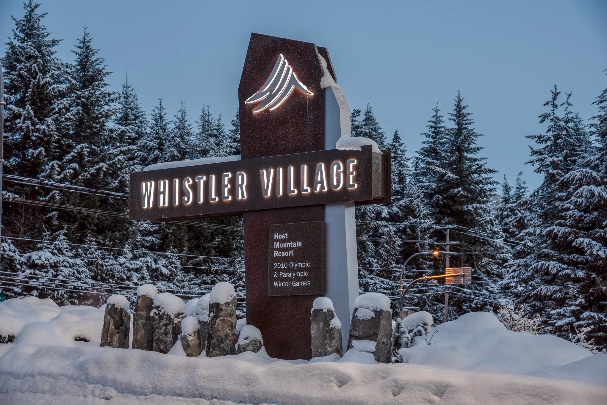 Whistler, British Columbia in winter