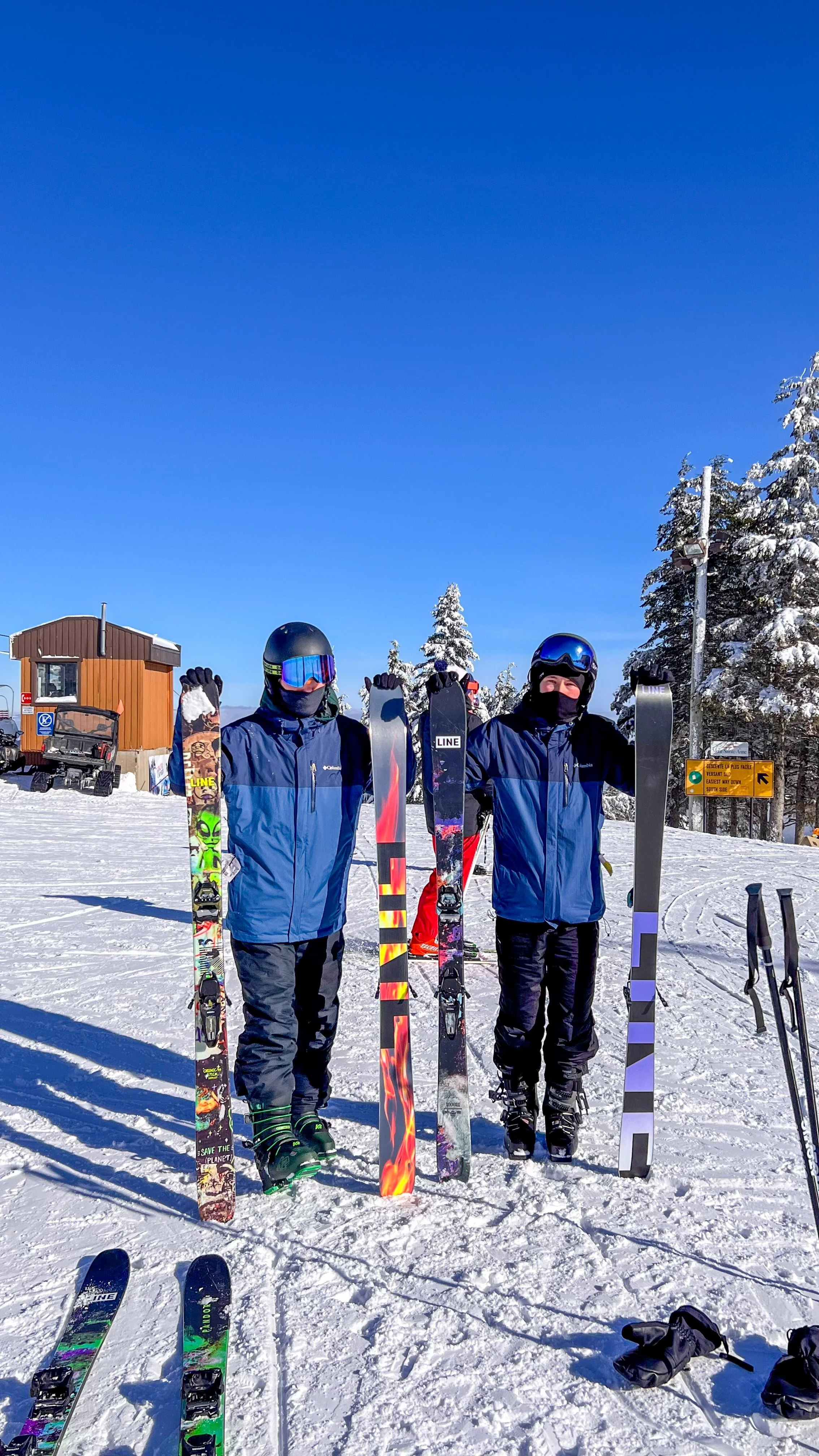 Mont-Sainte-Anne landscape with CSSC students