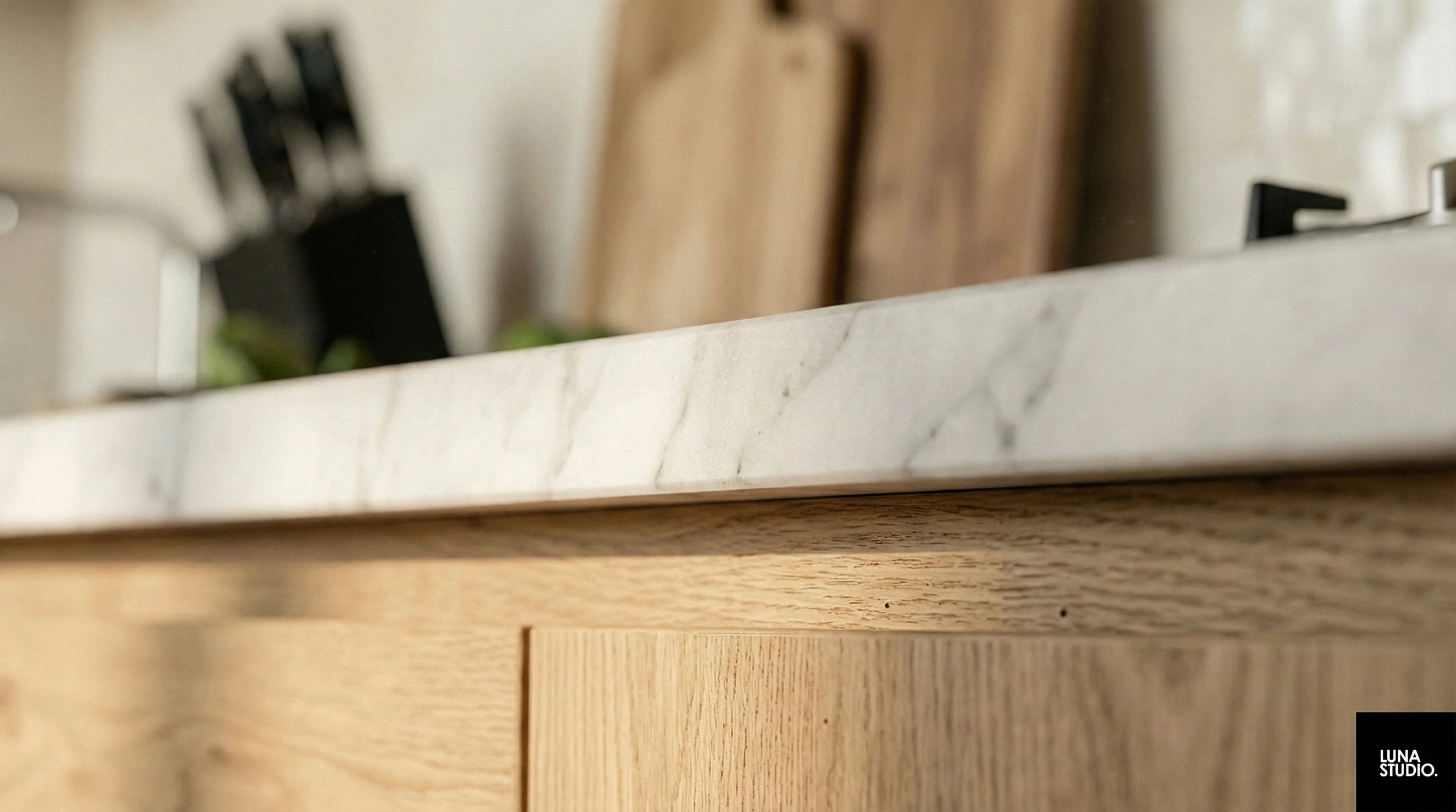 Close up of herringbone timber table surface texture