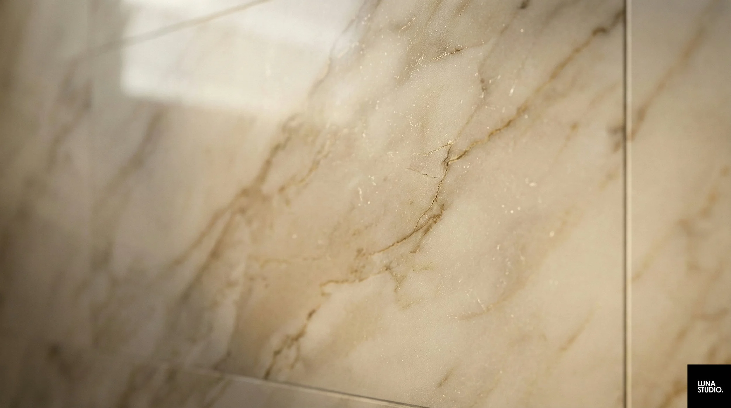 White based marble with soft grey veining detail