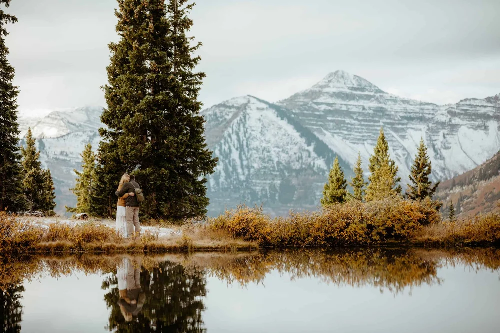 Paradise Basin elopement location in Crested Butte, Colorado