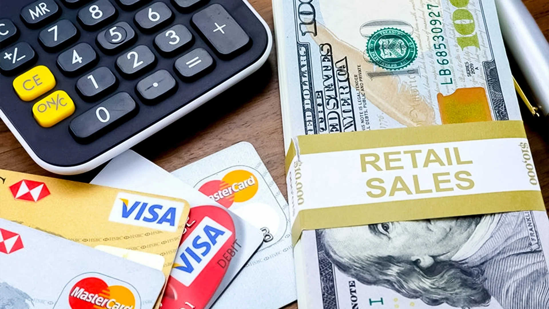 A City View with glowing chart lights