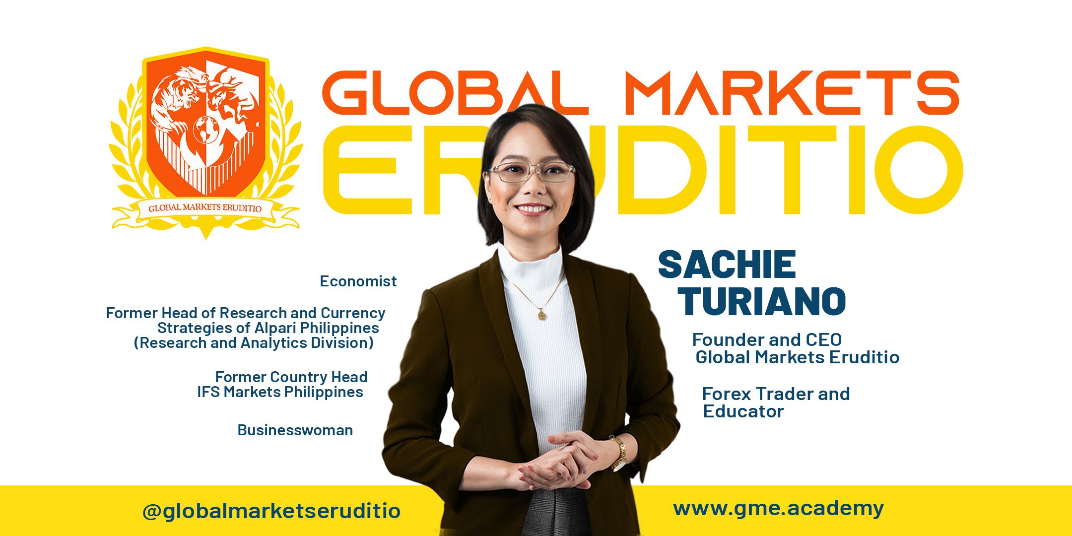 Sachie Turiano, Founder & CEO of Global Markets Eruditio / GME Academy