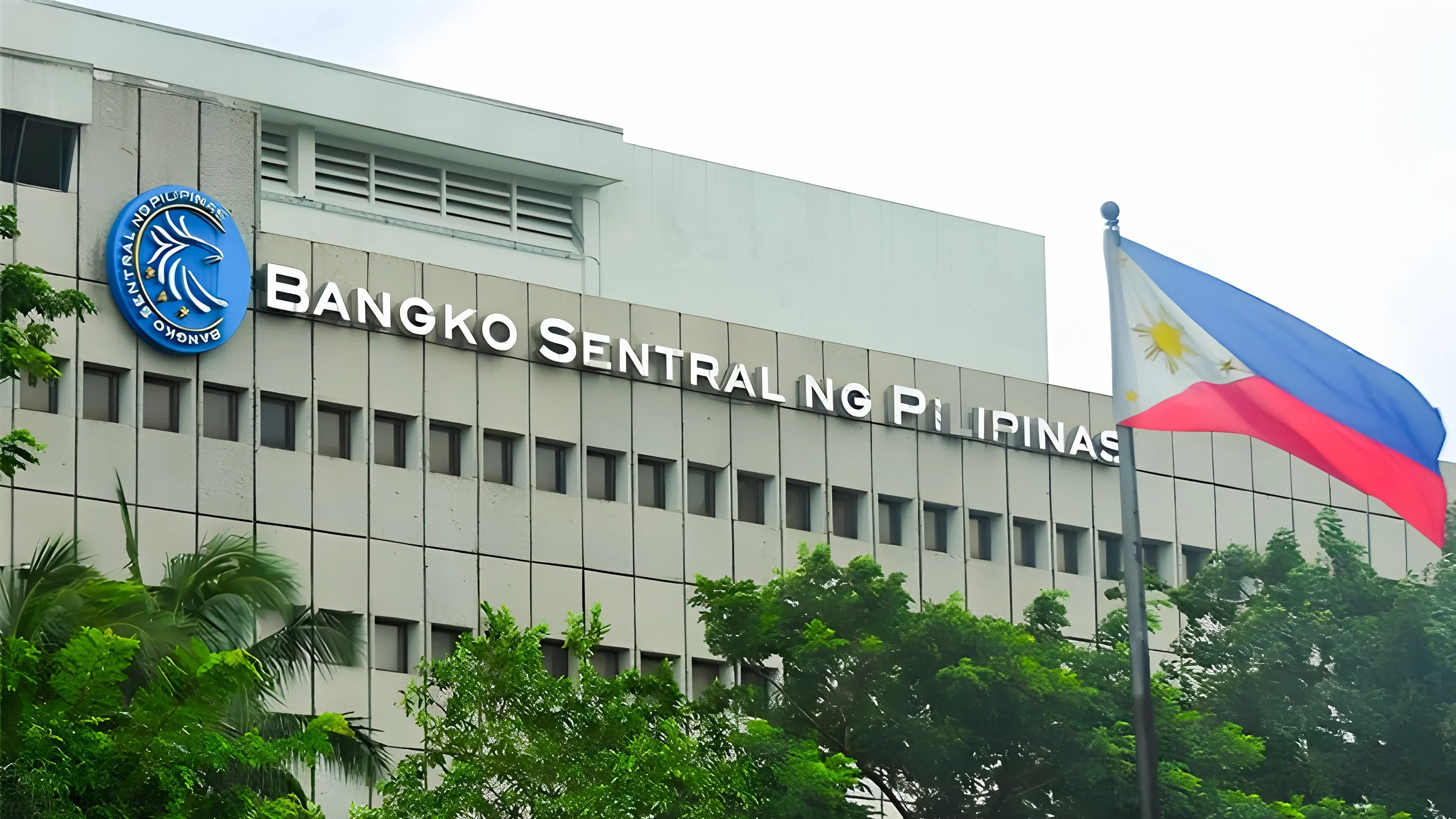 A City View with glowing chart lights