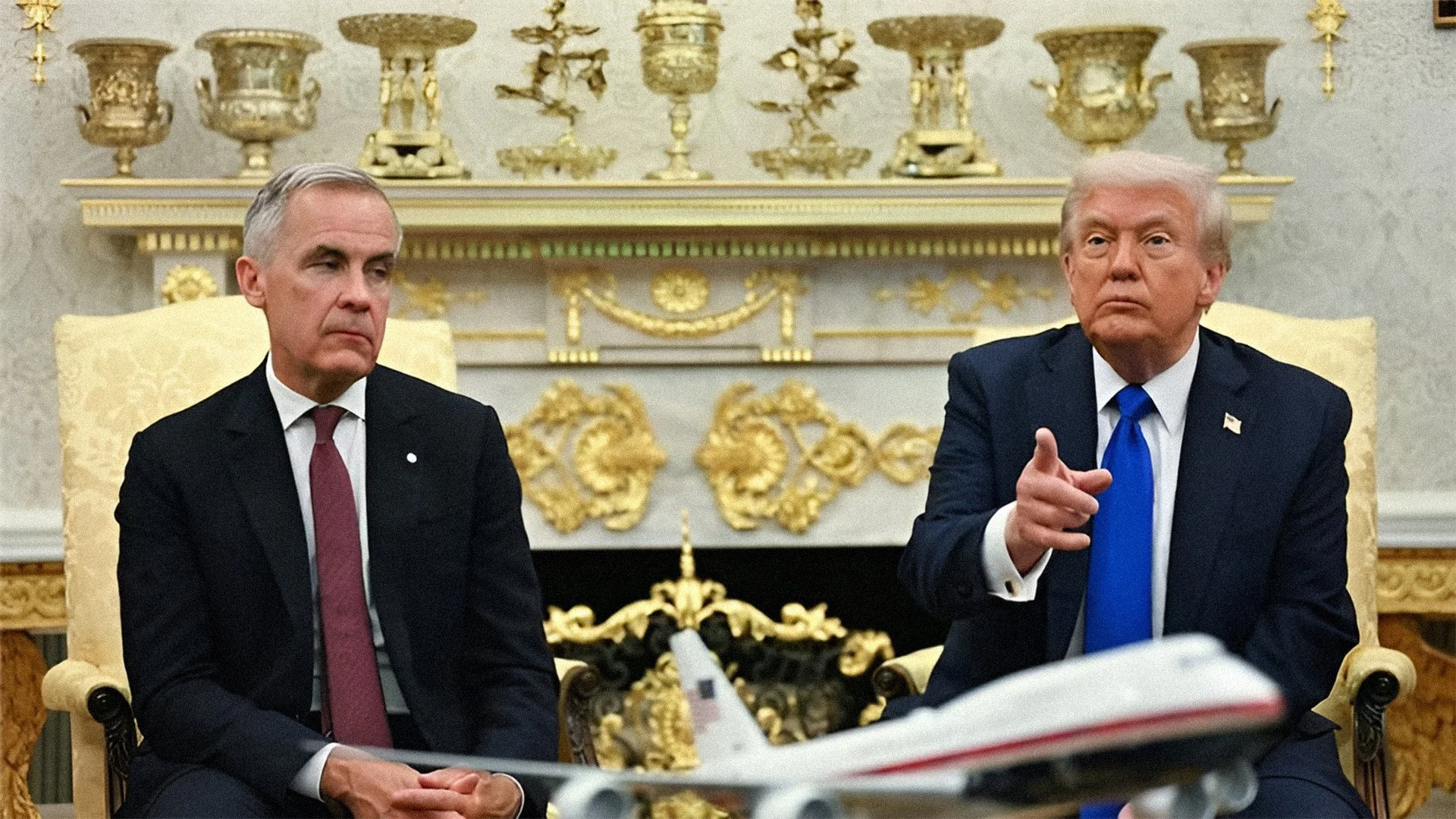 A City View with glowing chart lights