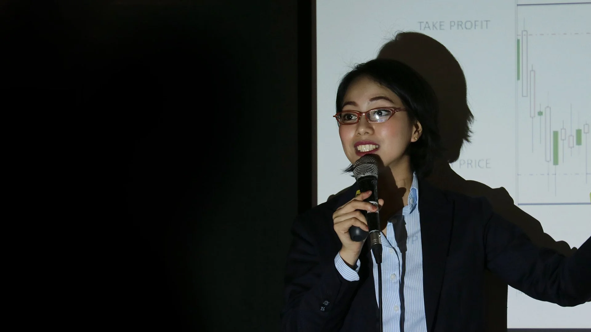 A home interior with modern furniture and decor.