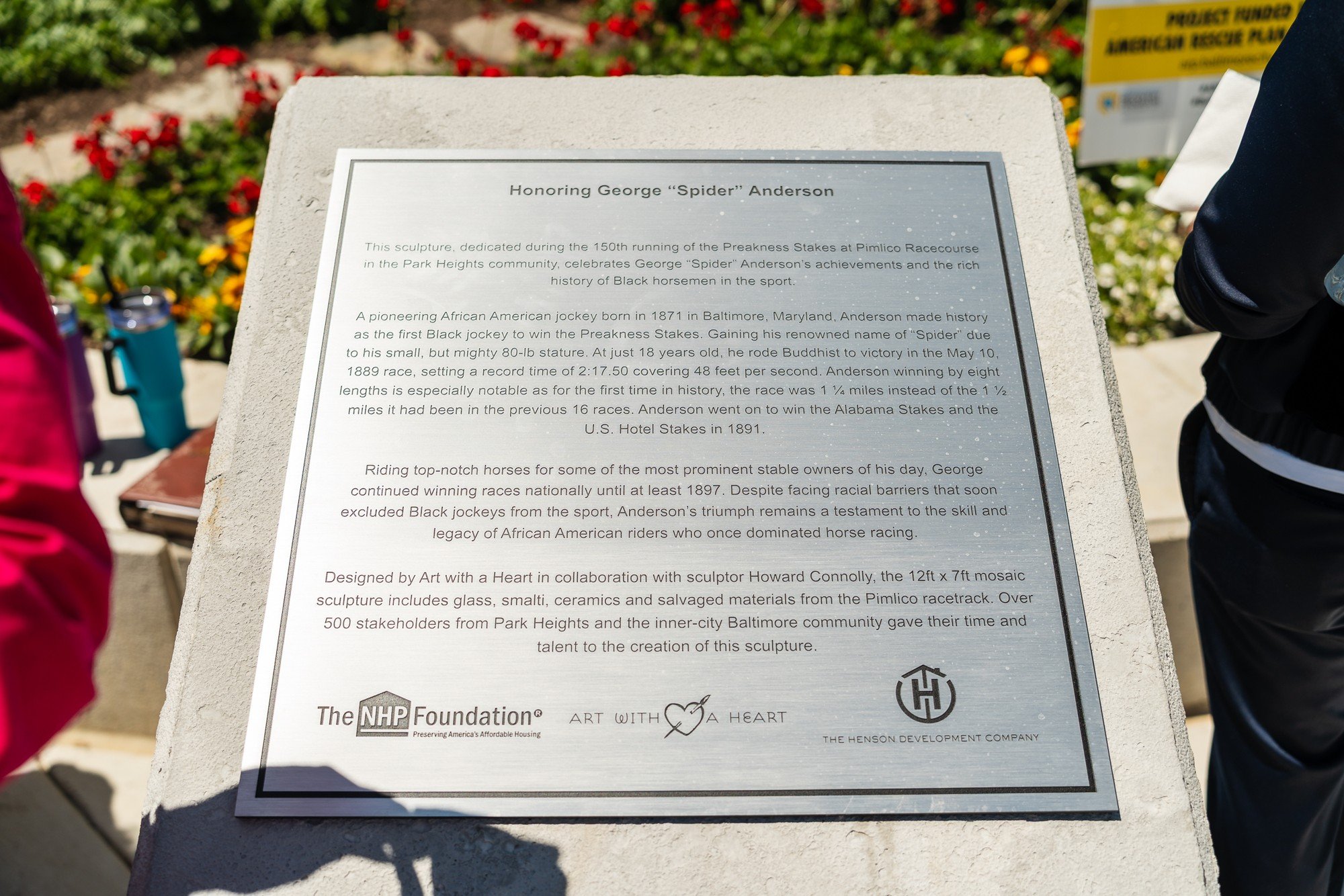 The dedication honors George “Spider” Anderson.