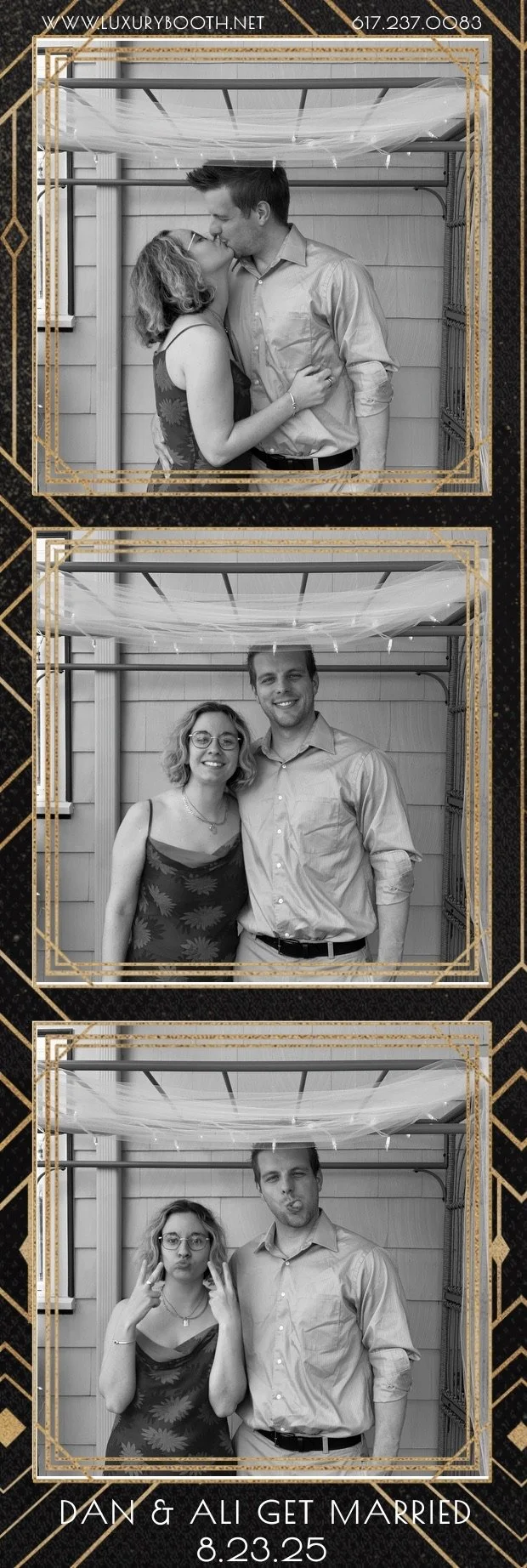 Wedding photo strip example