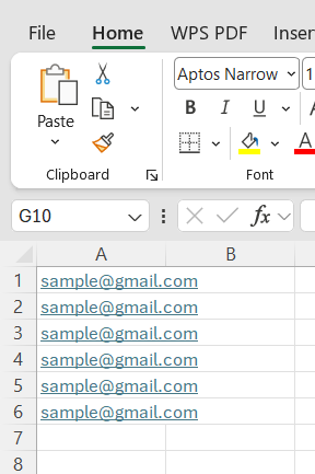 Excel Sample