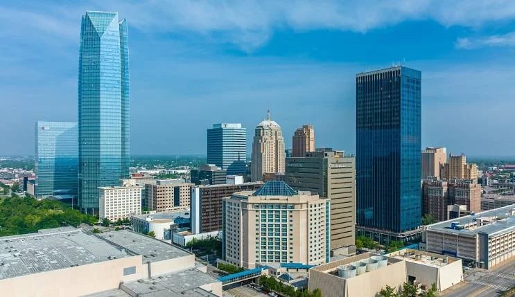 Downtown OKC Skyline View