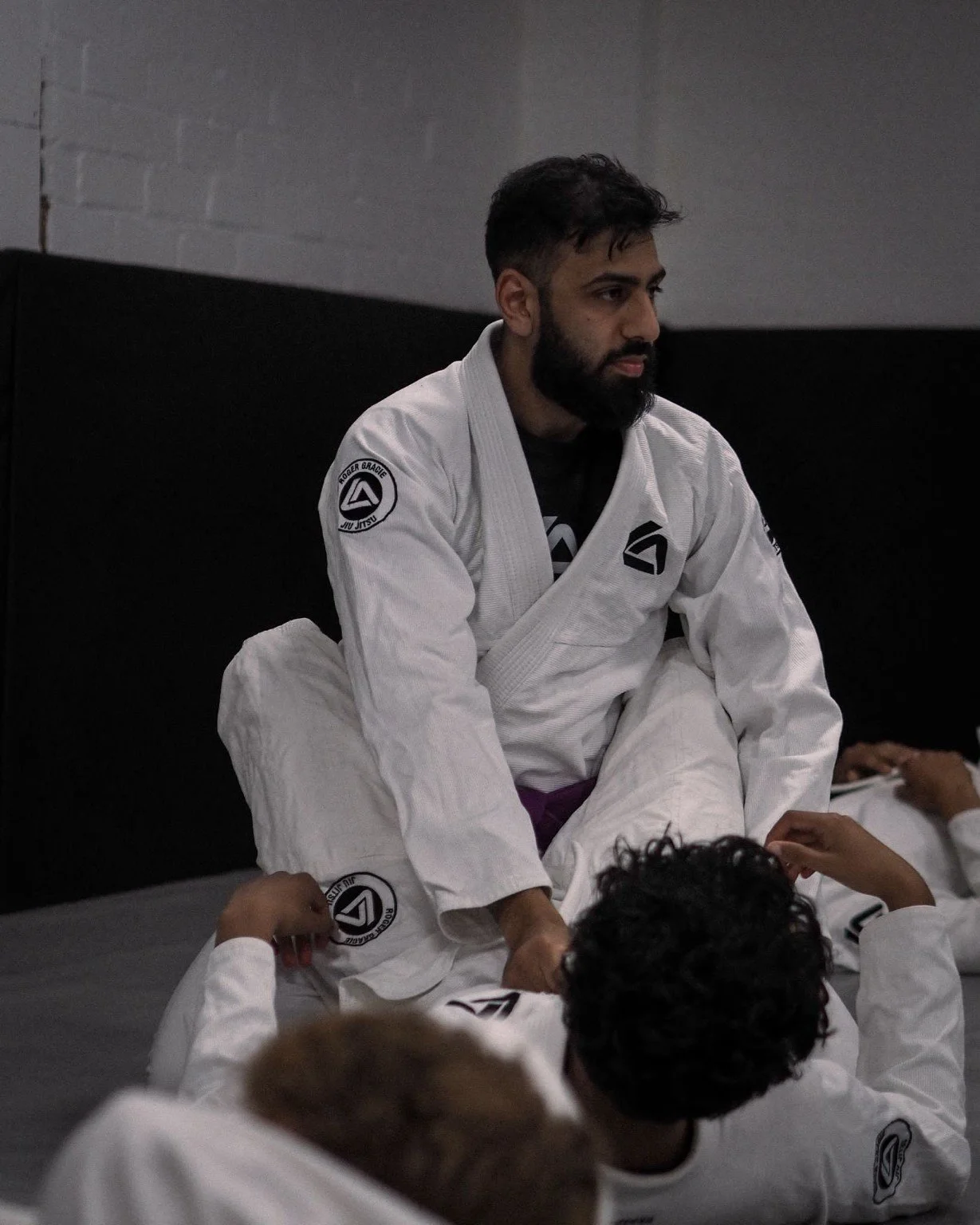 Members learning Gi skills together at RGA Leicester