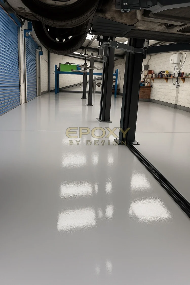Industrial warehouse epoxy resin flooring