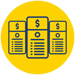 Pricing Table icon - Visual representation of pricing comparison tables