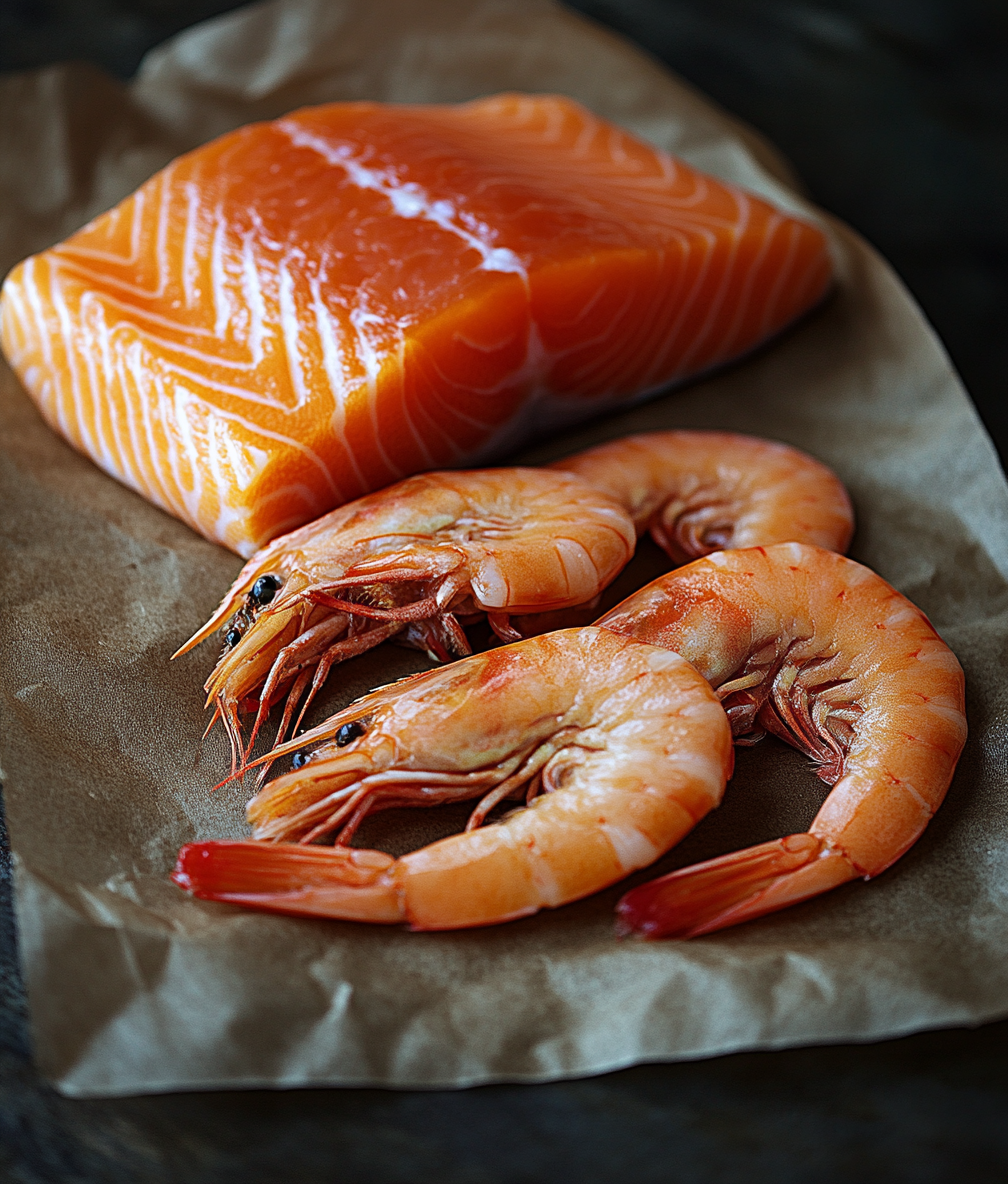 Healthier and Tastier Salmonids and Shrimps