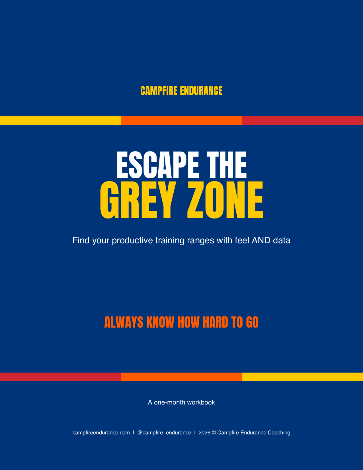 The Escape the Grey Zone workbook cover