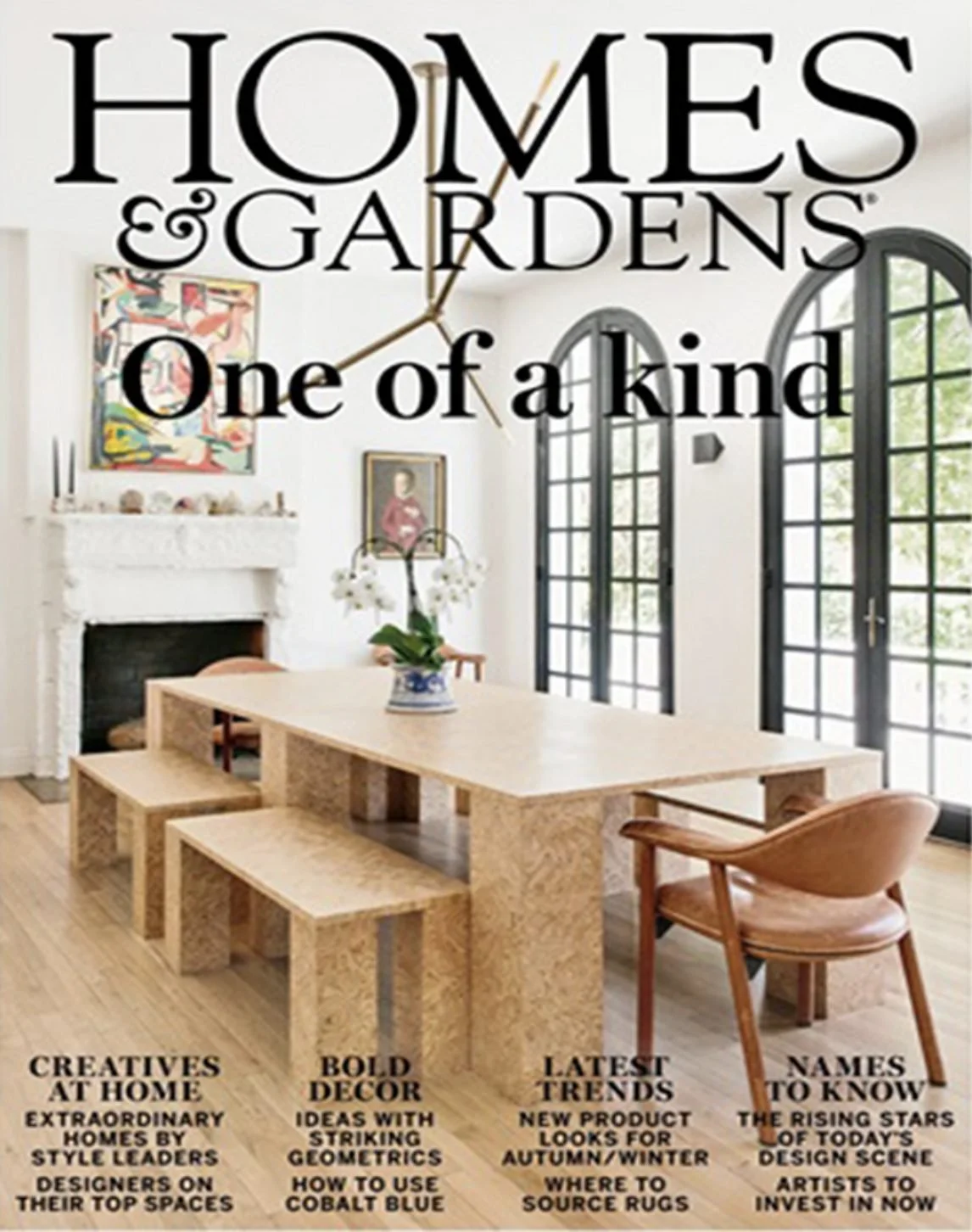 Homes and Gardens magazine cover