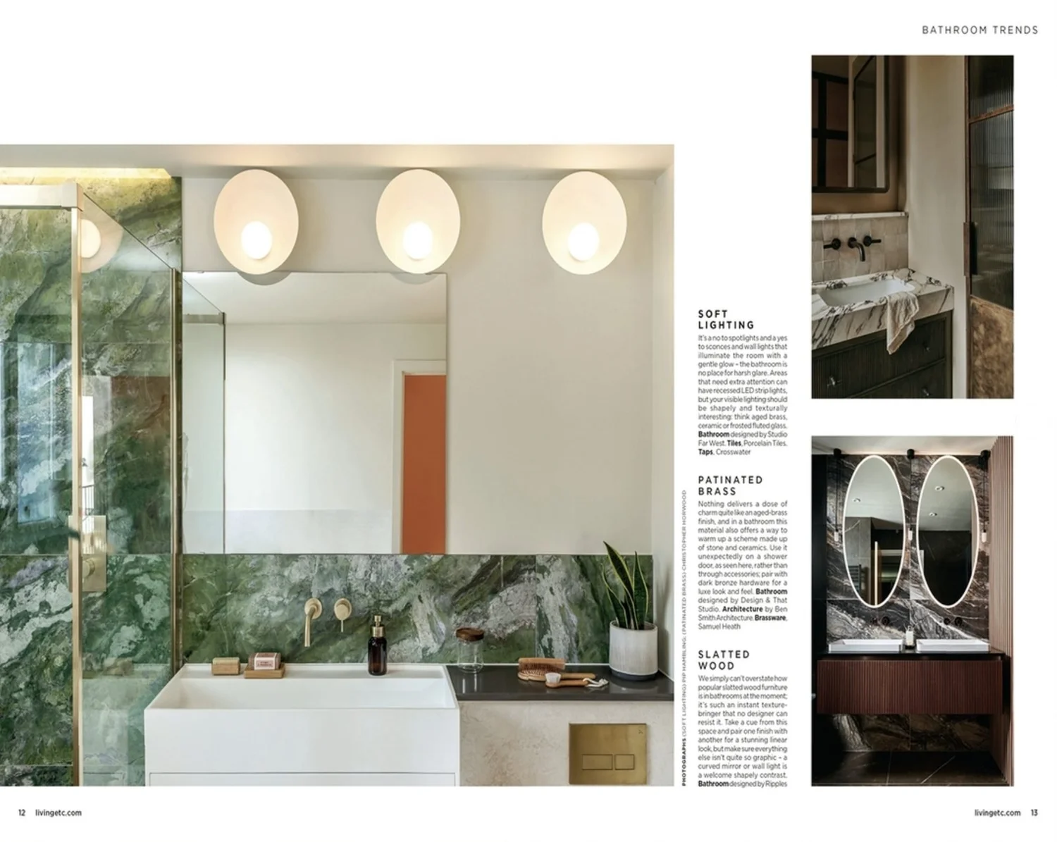 Livingetc Bathroom Trends feature, bathroom by Studio Far West, photographed by Pip Hambling