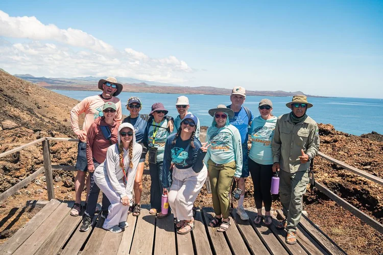 DDY Travels group on a sold-out Galápagos yoga retreat