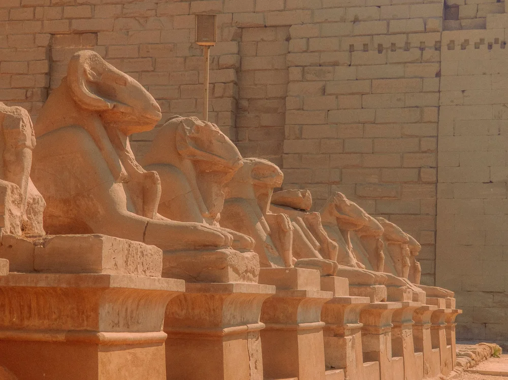 Ancient temple in Egypt, eclipse yoga retreat on the Nile from Aswan to Luxor