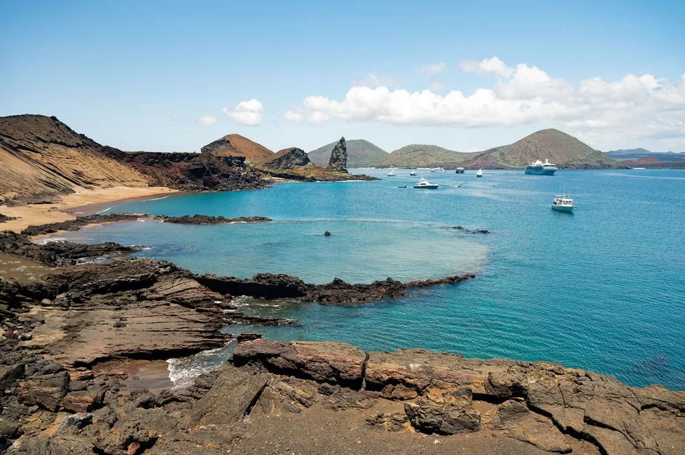 Galápagos Islands landscape on a DDY Travels yoga retreat