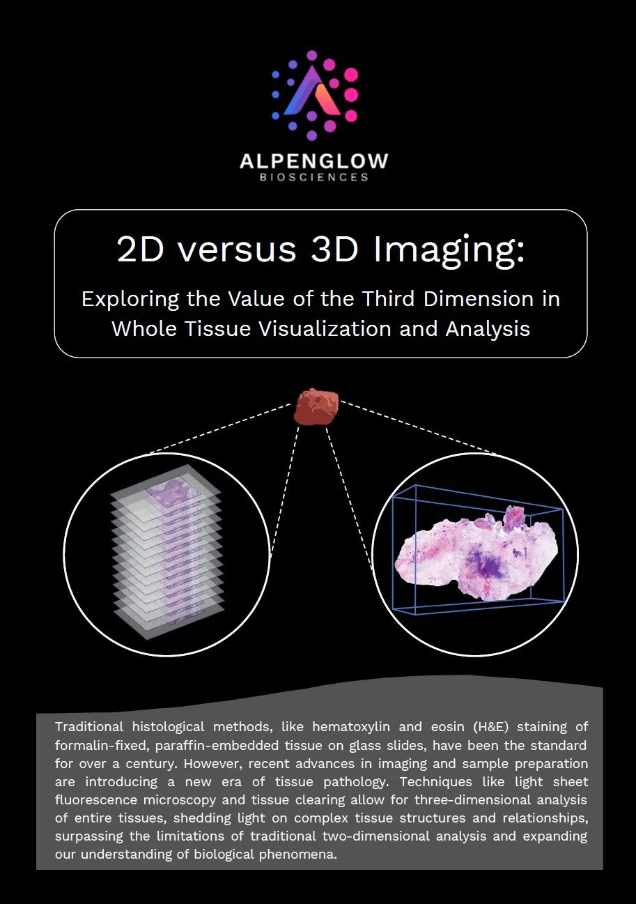 Comparison of 2D histology and 3D imaging of the same tissue specimen
