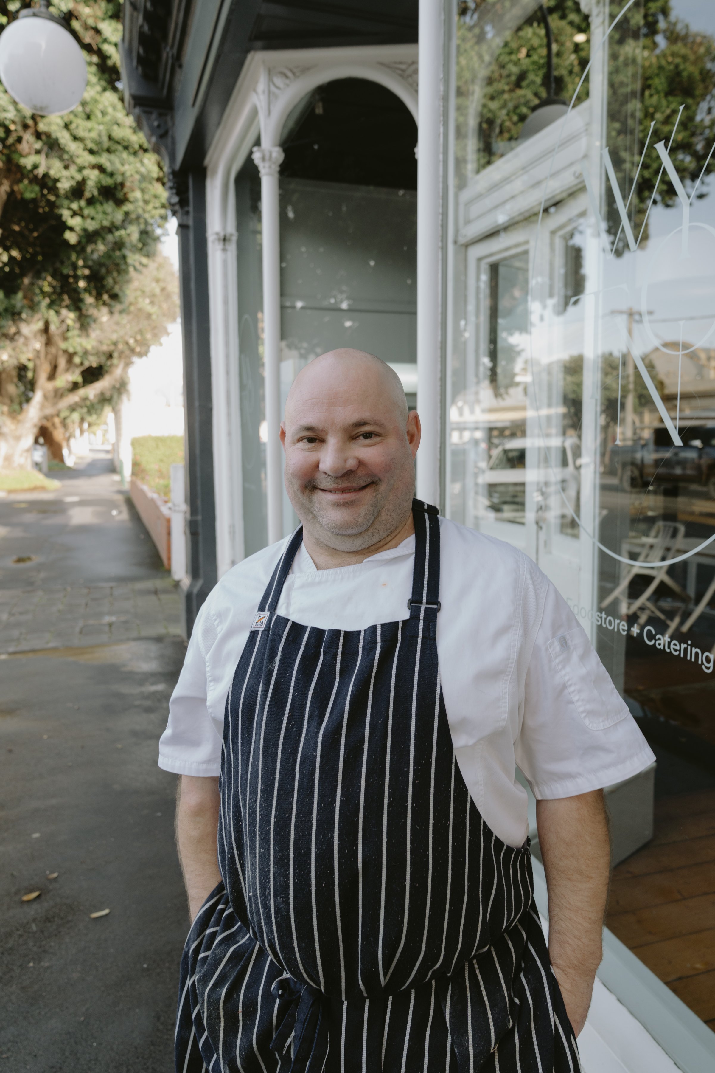 Dave, kitchen team at Wyton