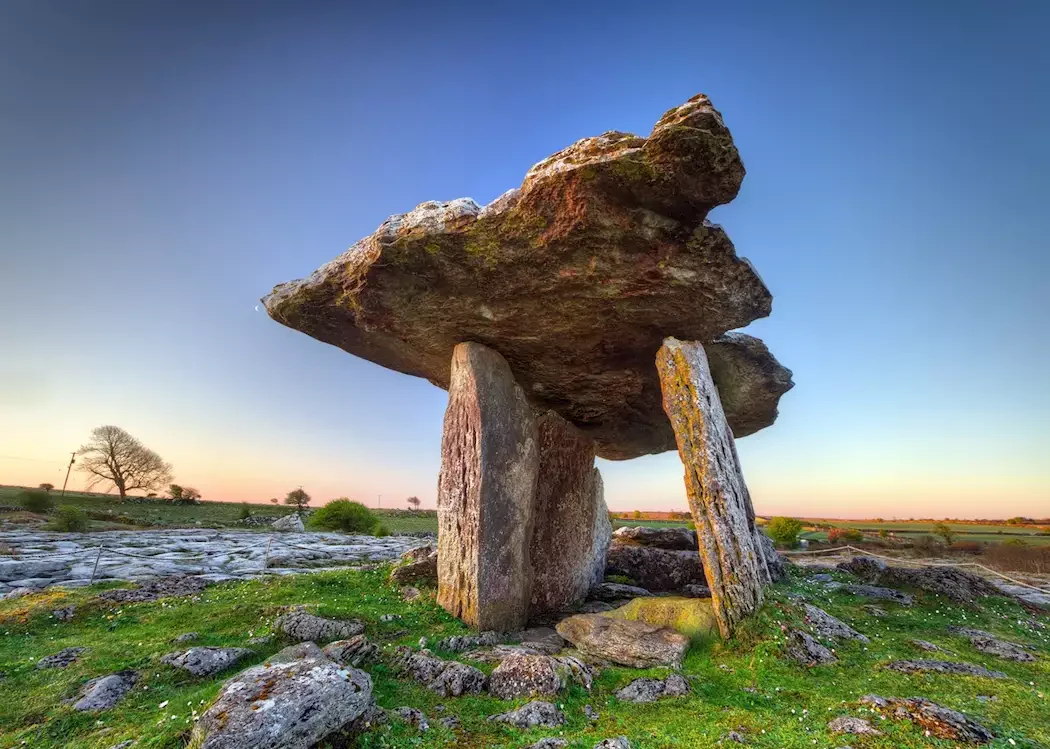 Poulnabrone portal tomb in the Burren