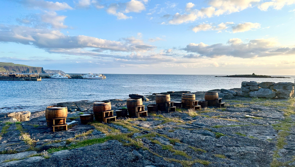 Seaweed bathing on the Wild Atlantic coast