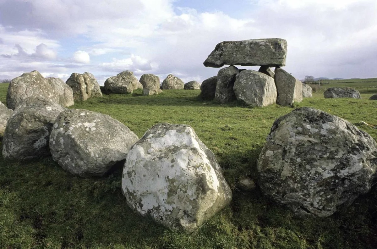 Megalithic tombs at Carrowmore in County Sligo