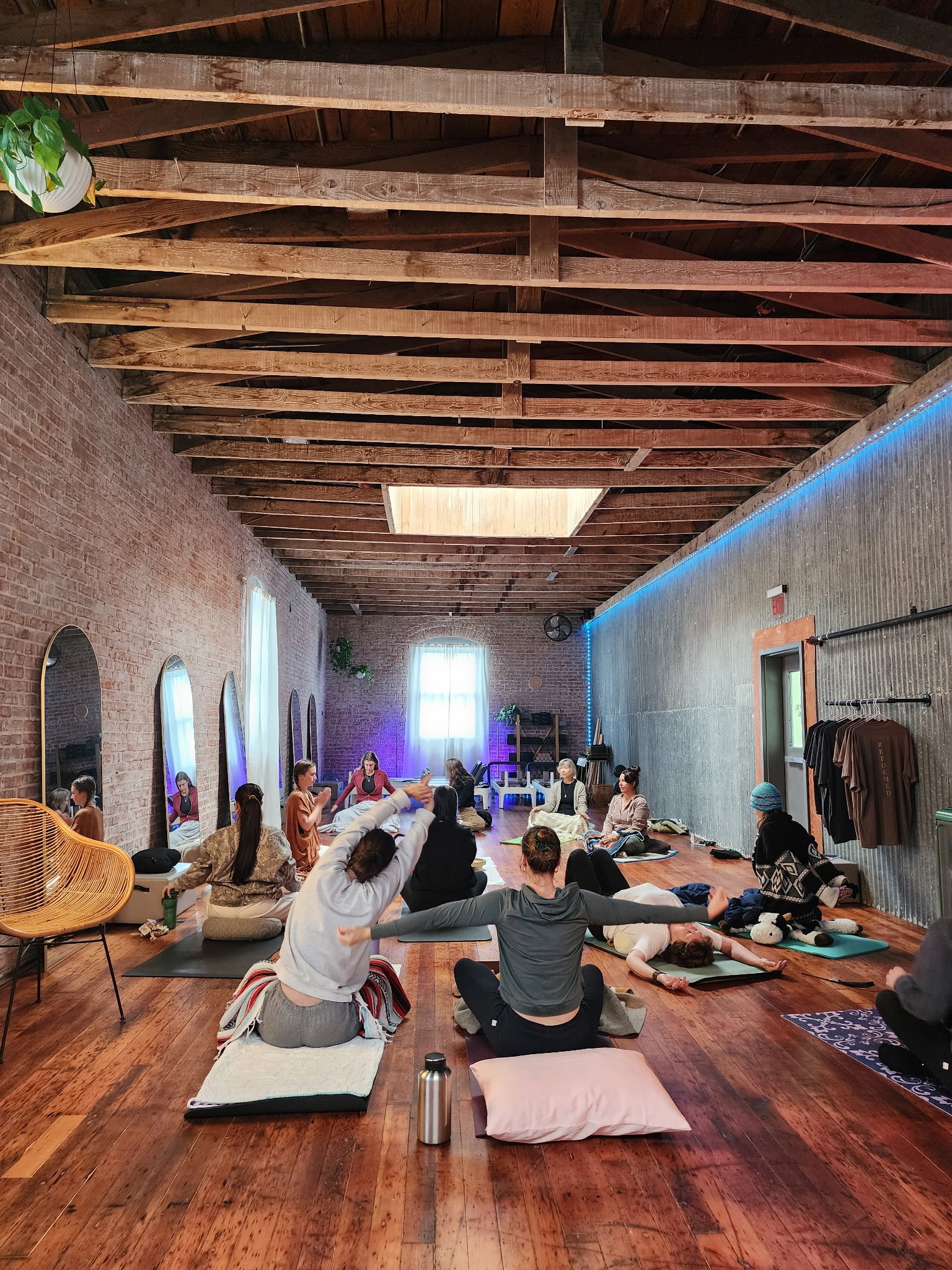 Group meditation and energy work