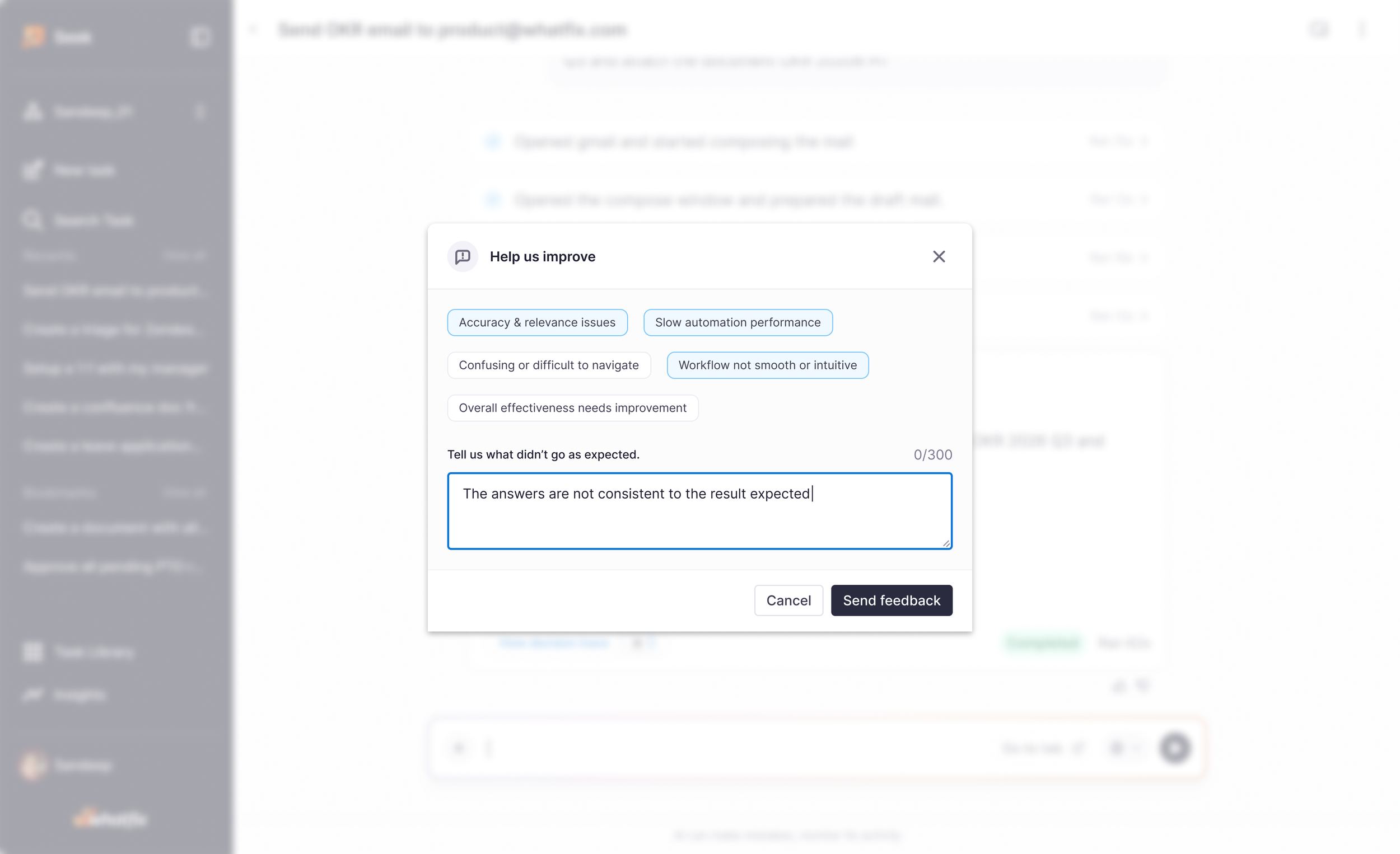 Seek feedback 2