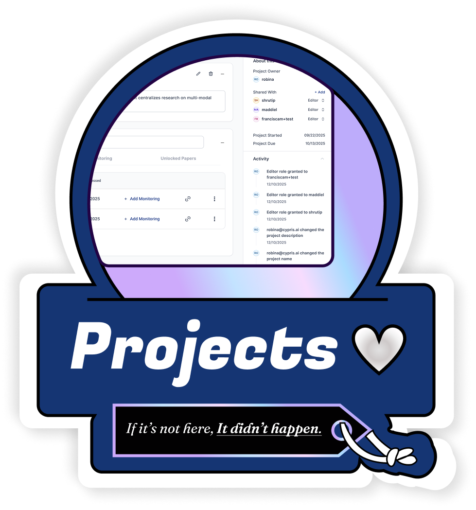 Projects sticker