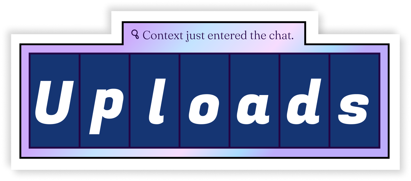 Uploads sticker