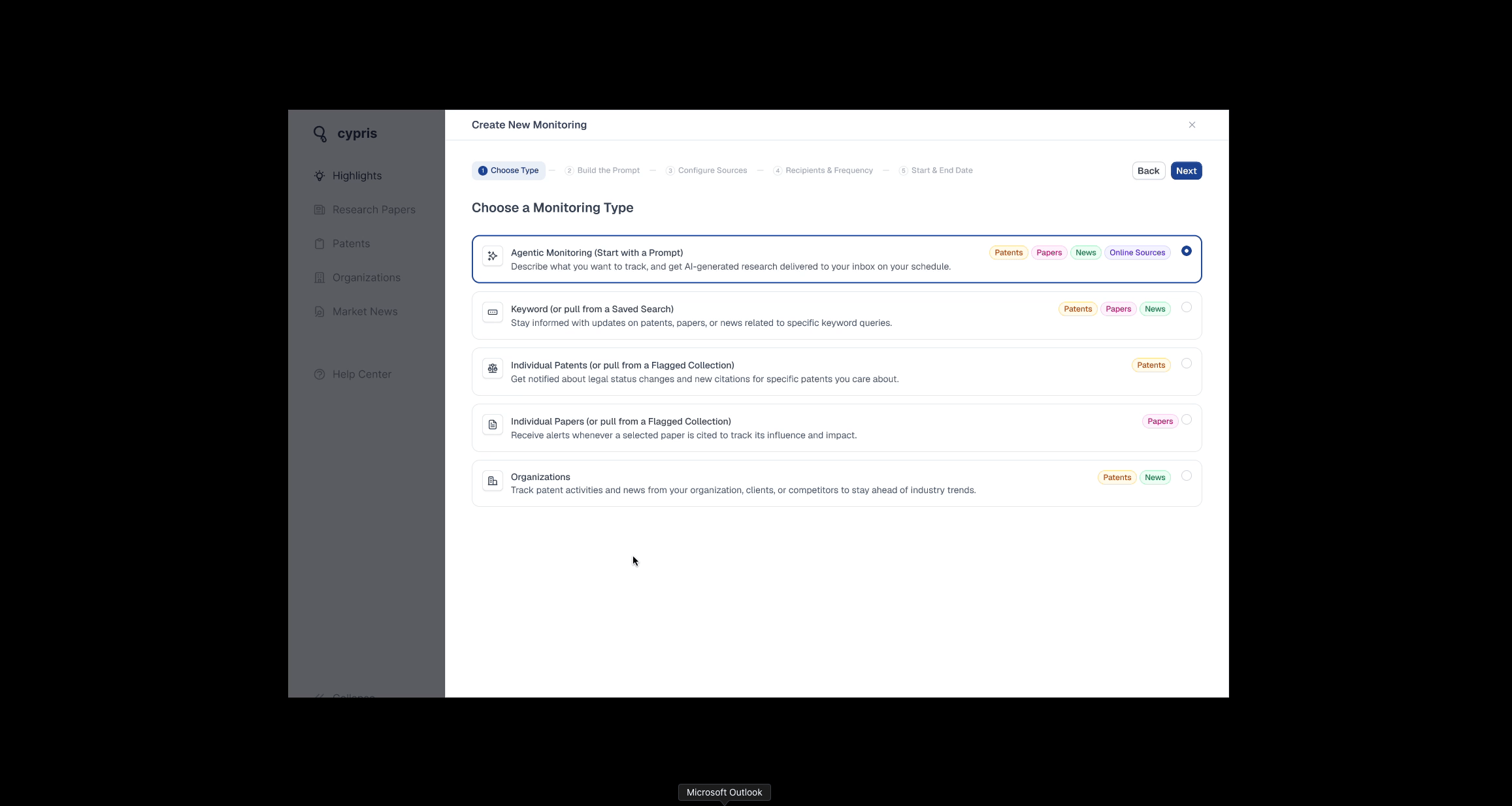 Agentic Monitoring, a chattable cited report
