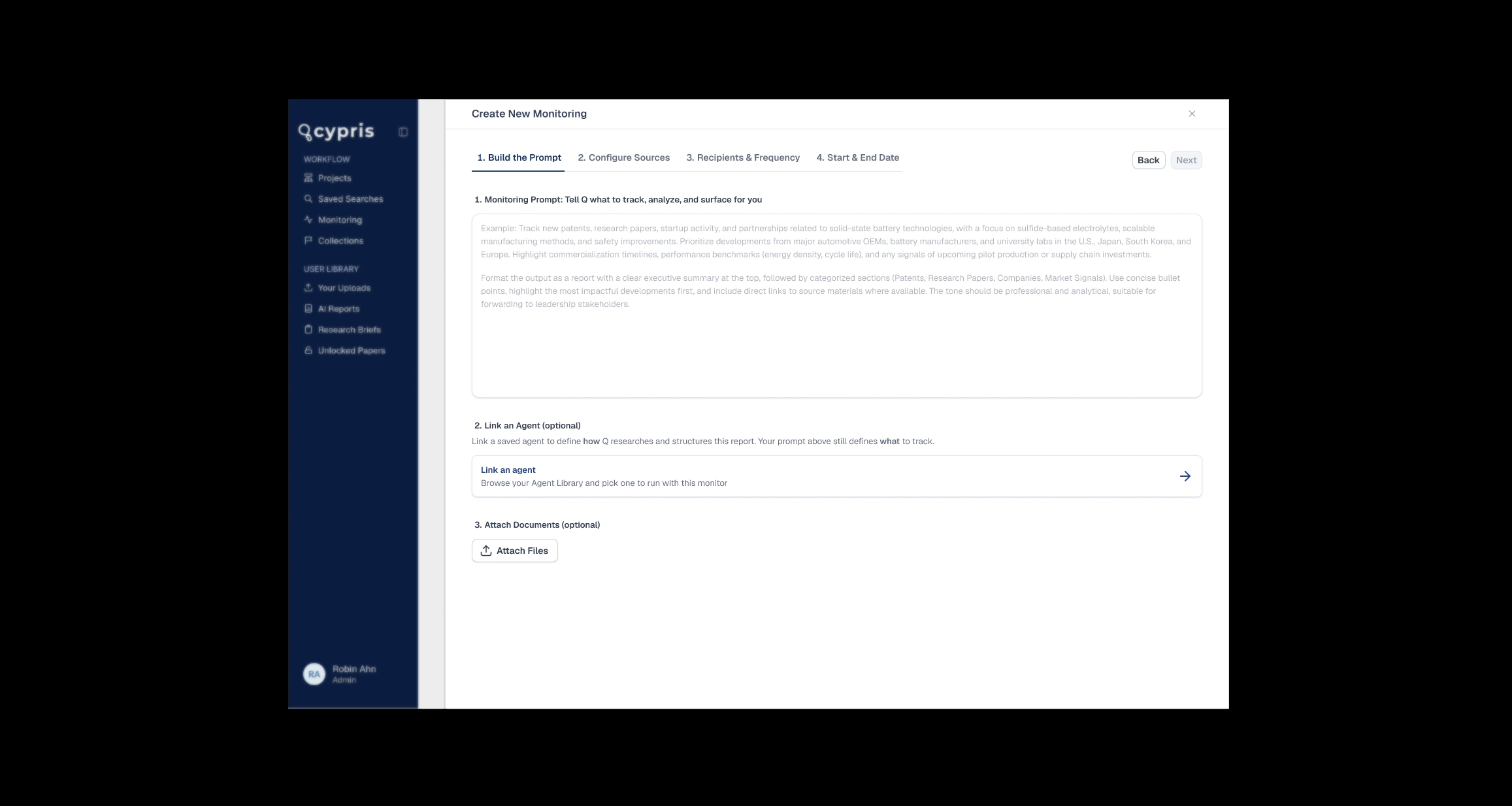Agent Library in Monitoring, running saved agents as monitors