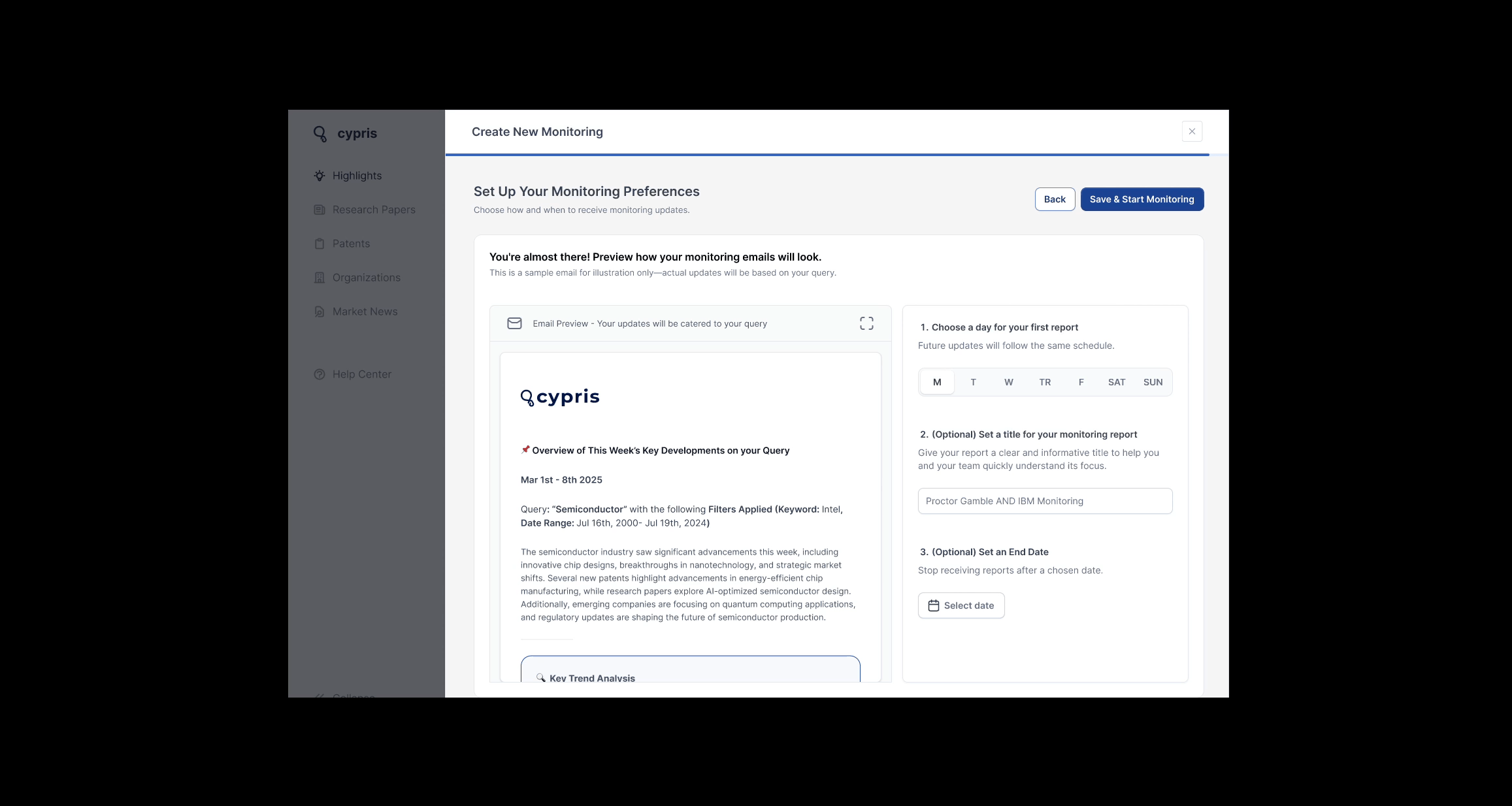 Previewing the email output before anything sends