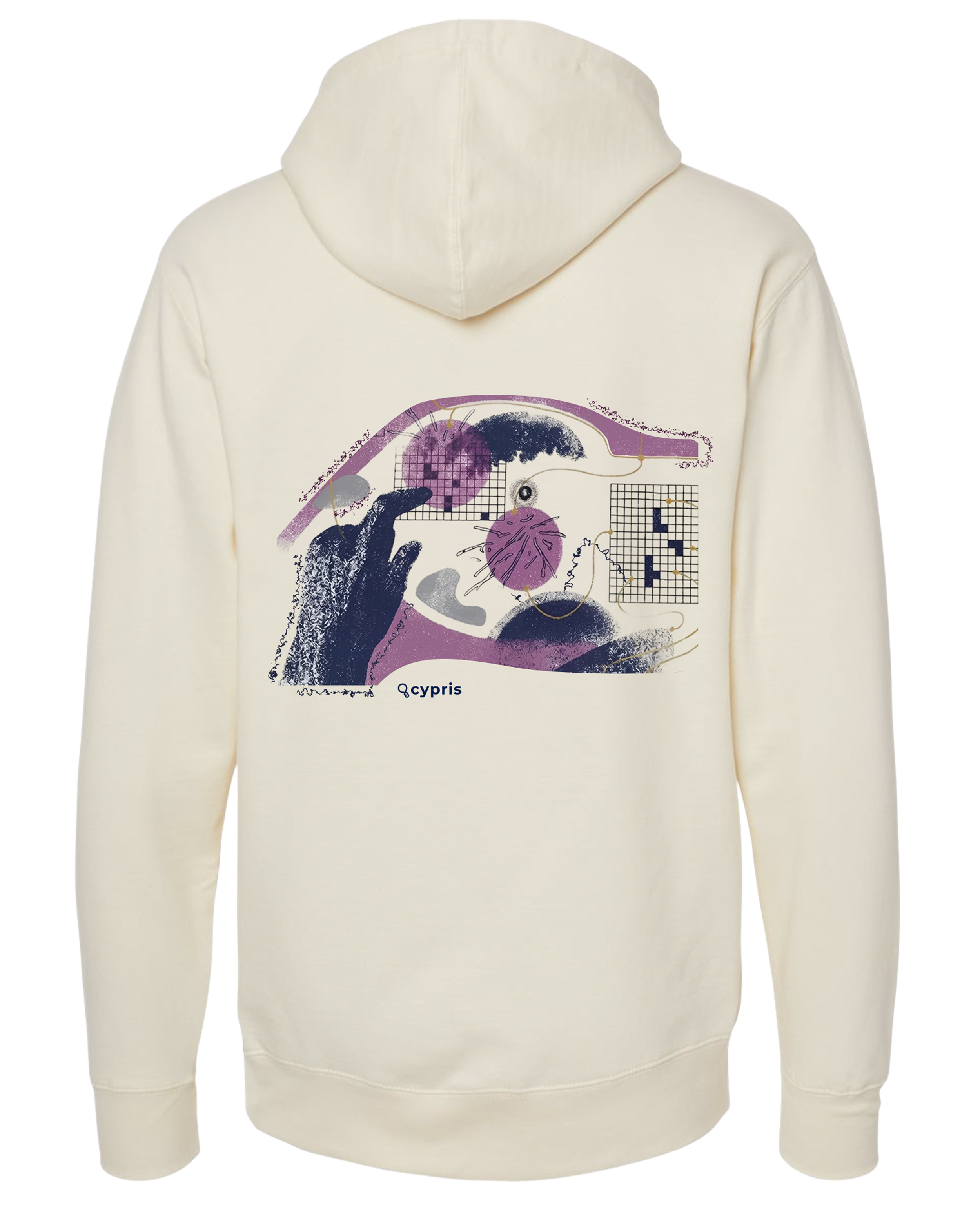 Hoodie design, back