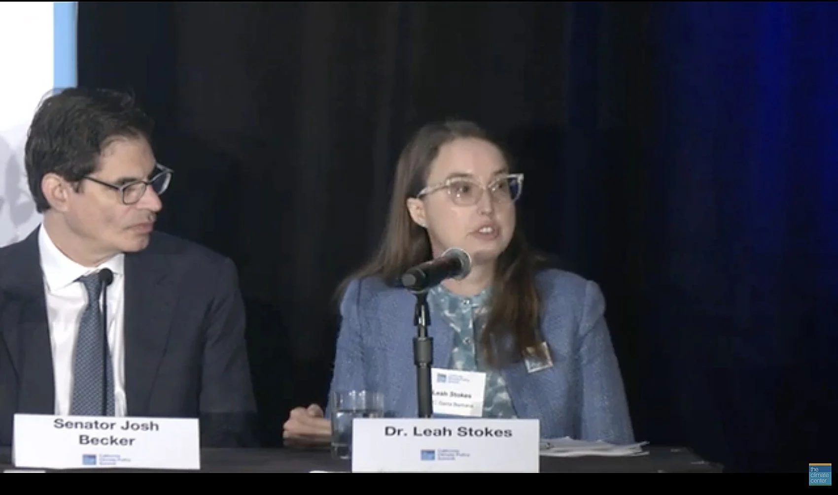 Leah Stokes on a California climate policy panel
