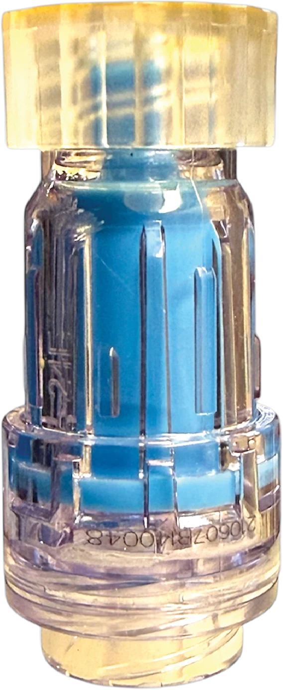 QIKcap on a needleless connector