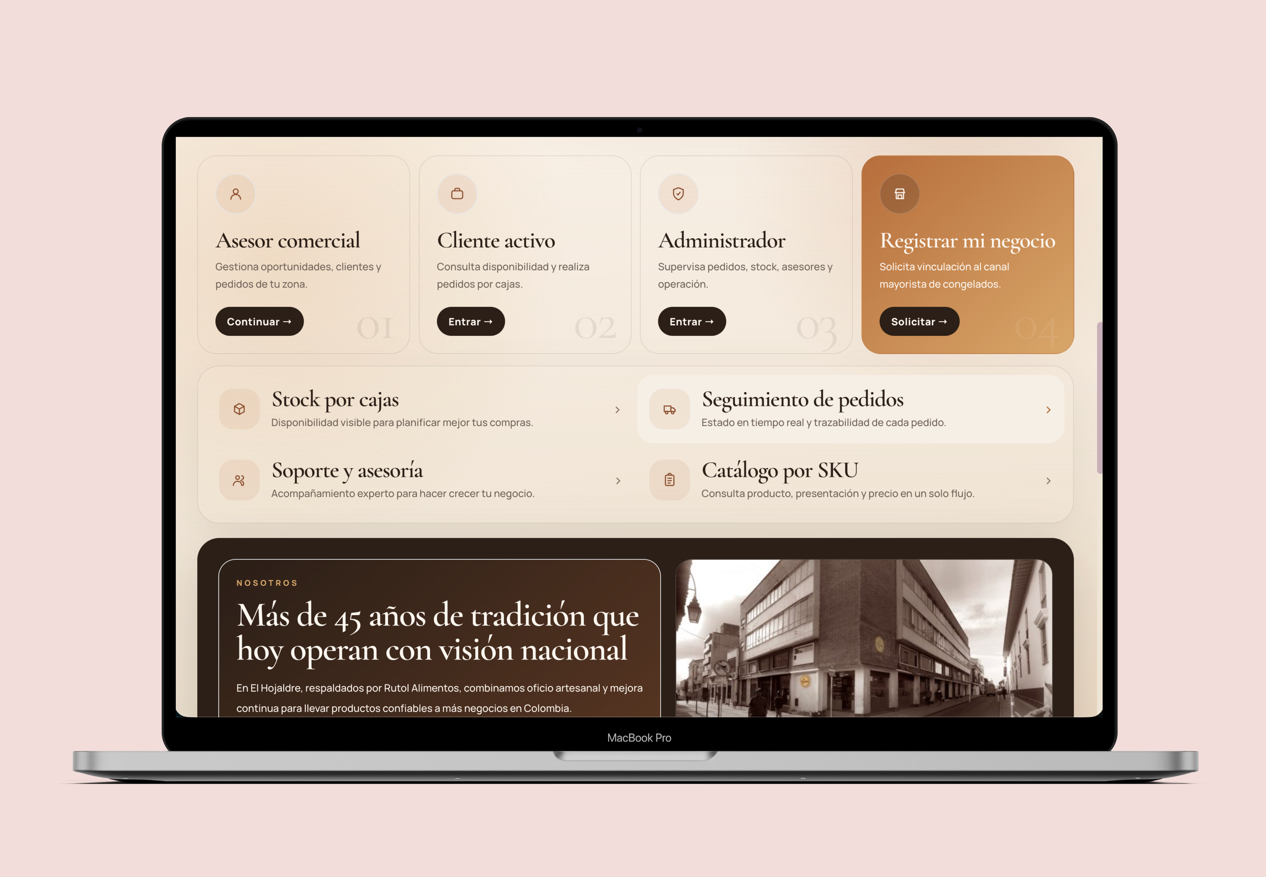 El Hojaldre Operations Platform interface preview 3