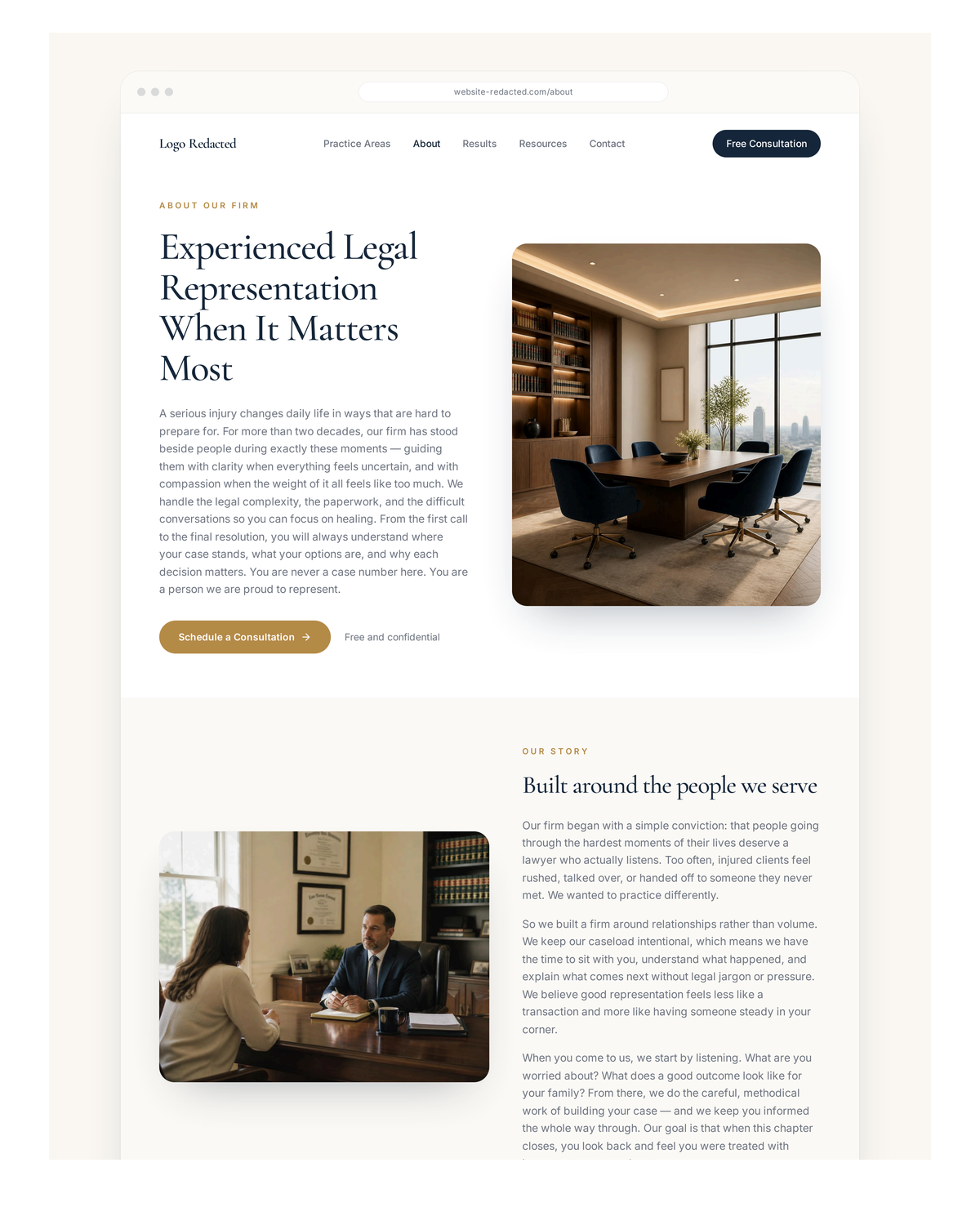 Personal Injury About Page