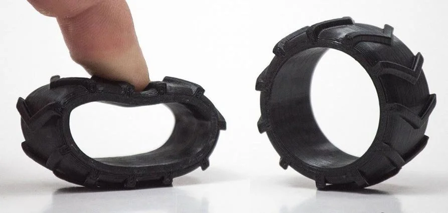 Pièce flexible imprimée en TPU