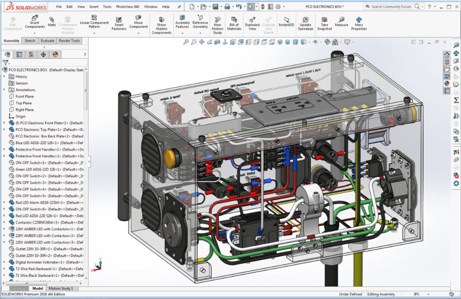 Conception de systèmes électriques et électroniques sur SolidWorks