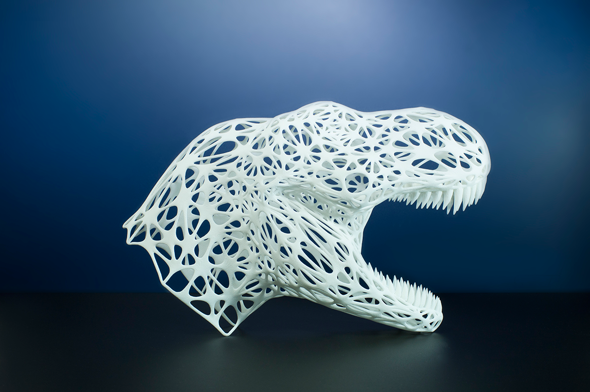 Pièce artistique imprimée en 3D