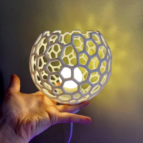 Luminaire imprimé en 3D FDM