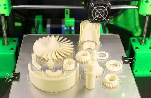Différentes turbines imprimées en 3D FDM